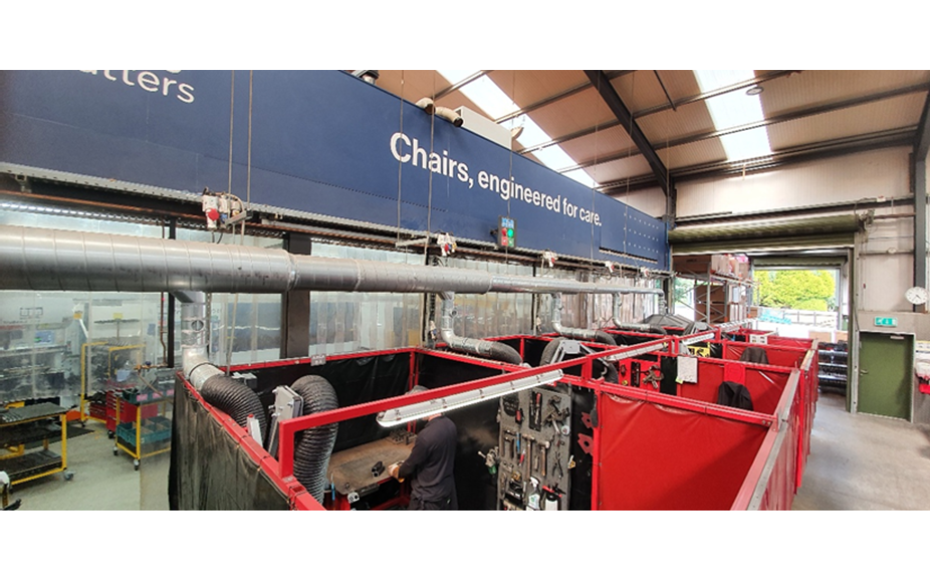 Seating Matters welding bay