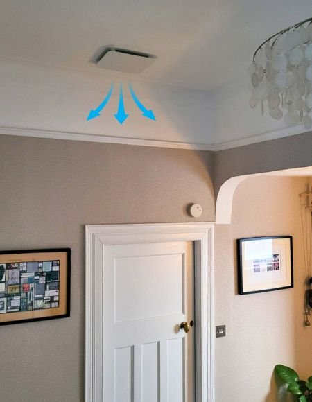 PIV ceiling valve in hallway 1