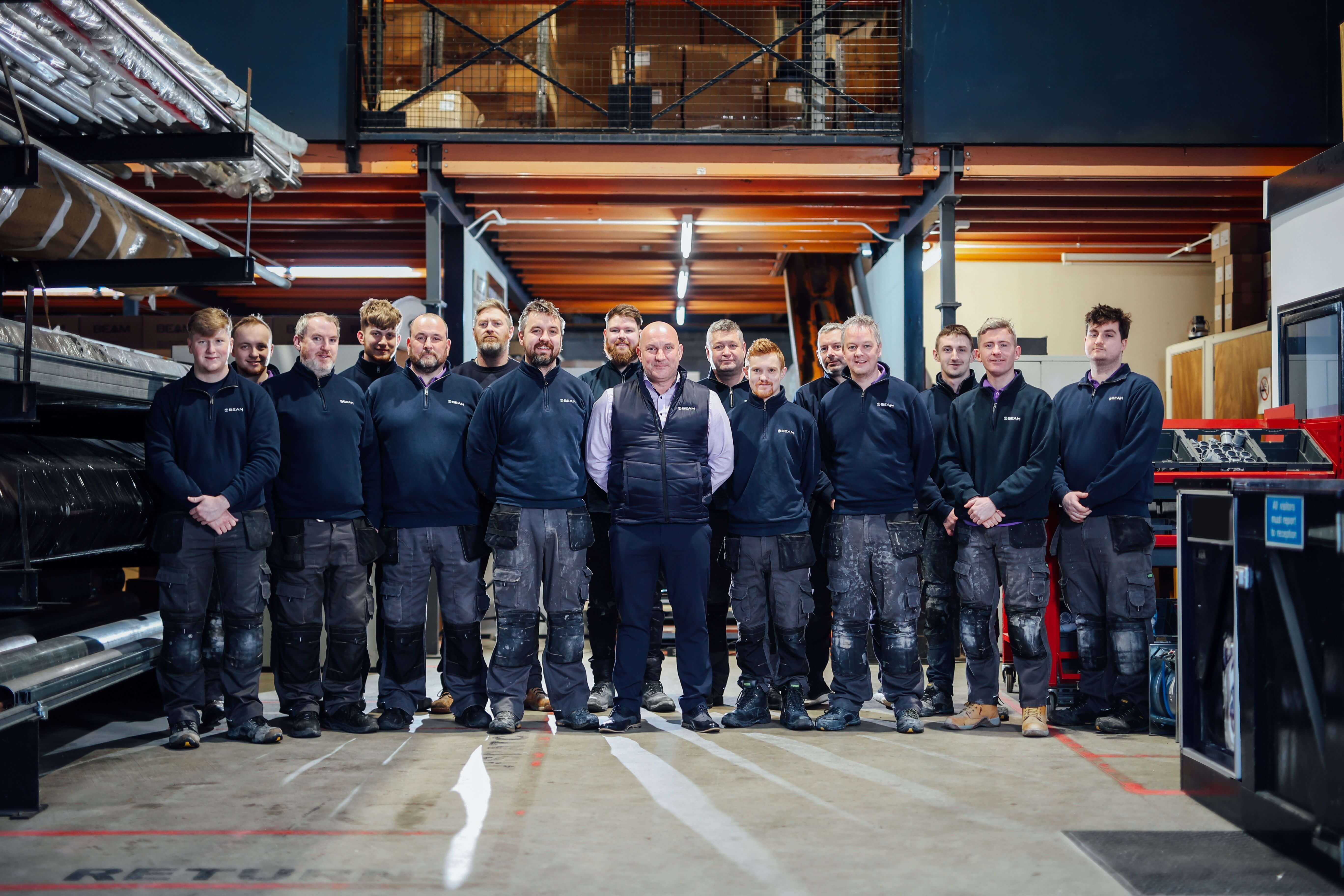 Beam Installation Team