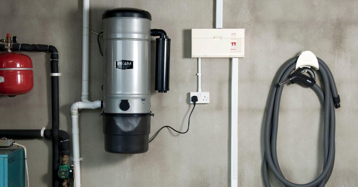 Beam Serenity Central Vacuum unit installed