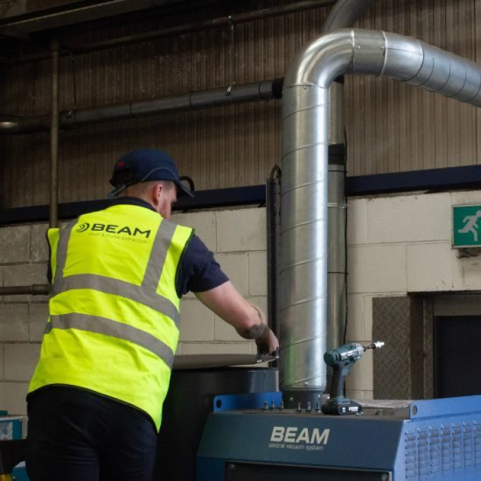 BEAM Engineer commissioning fume extraction system