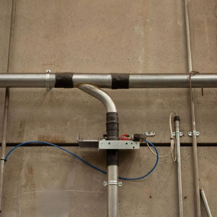 BEAM Weld fume extraction duct work at DMAC Engineering