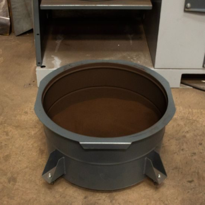 Hazardous Weld Fume particulate and debris collected by the BEAM Weld Fume Extraction System